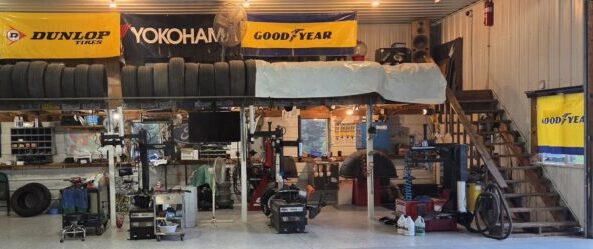 Tire service equipment at Joe's All Tire