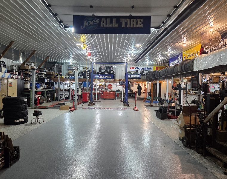 Joe's All Tire shop in Elk River