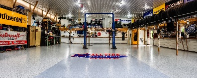 Inside the Joe's All Tire shop